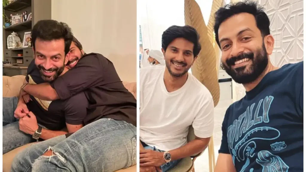 Dulquer Salmaan and Prithviraj Sukumaran